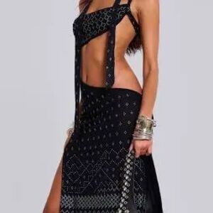 JADED LONDON opaline dress with scarf